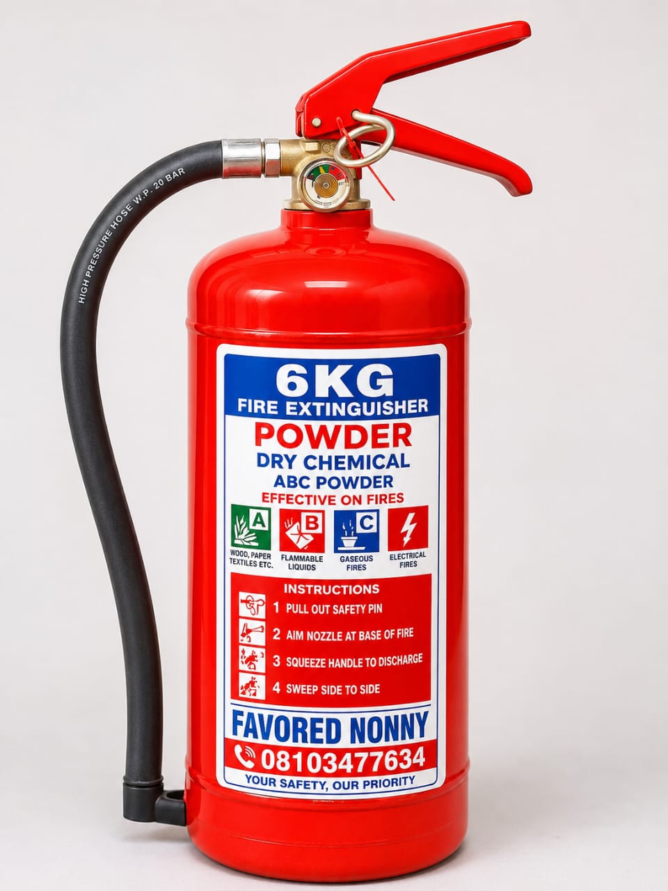 6KG Fire Extinguisher
